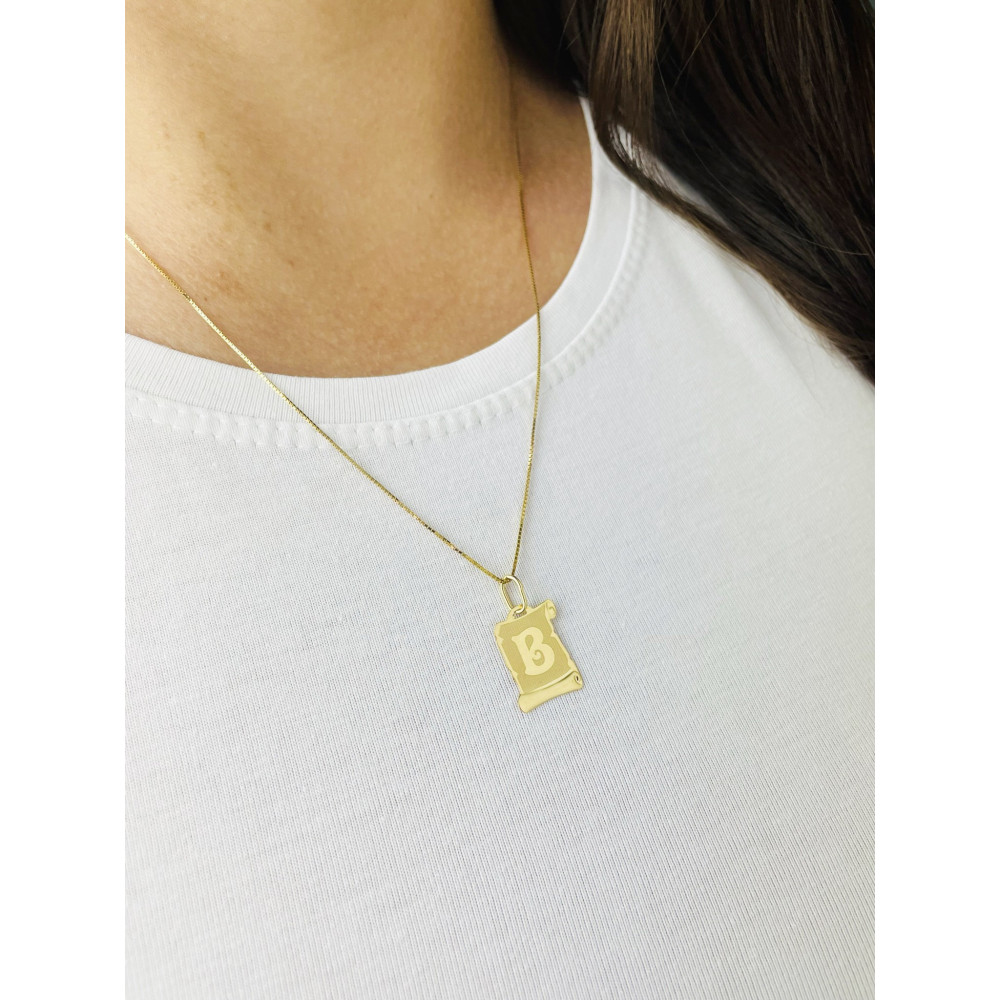 copy of Złoty wisiorek zawieszka rozeta ażurowa