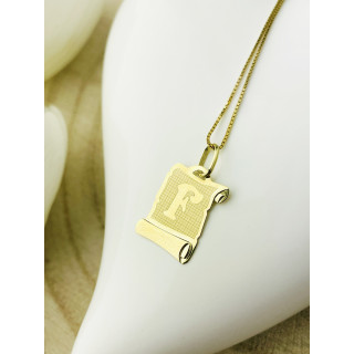 copy of Złoty wisiorek zawieszka rozeta ażurowa