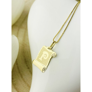 copy of Złoty wisiorek zawieszka rozeta ażurowa