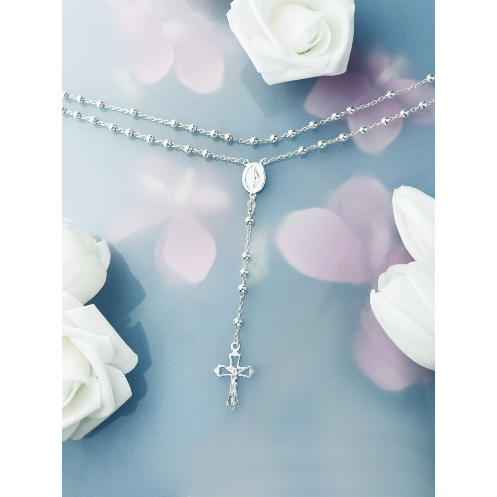 Silber Rosenkranz