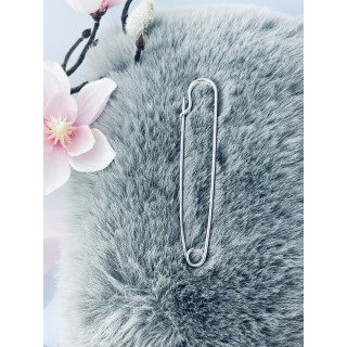 Sicherheitsnadel Silberbrosche