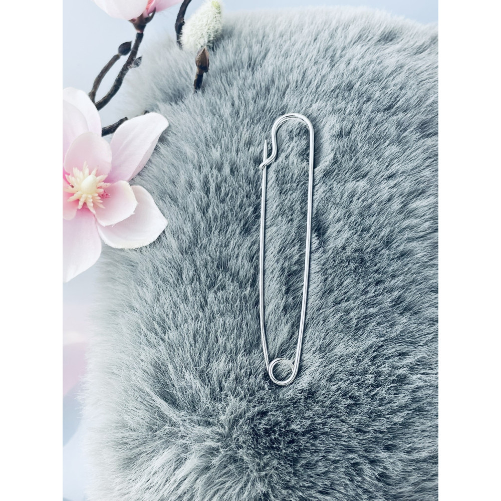 Sicherheitsnadel Silberbrosche