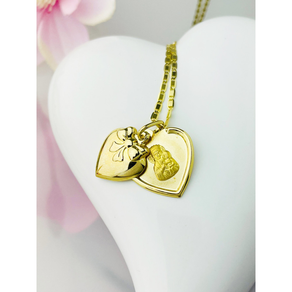 Anhänger Kettenanhänger Gold Goldanhänger Herz 585er 14KT