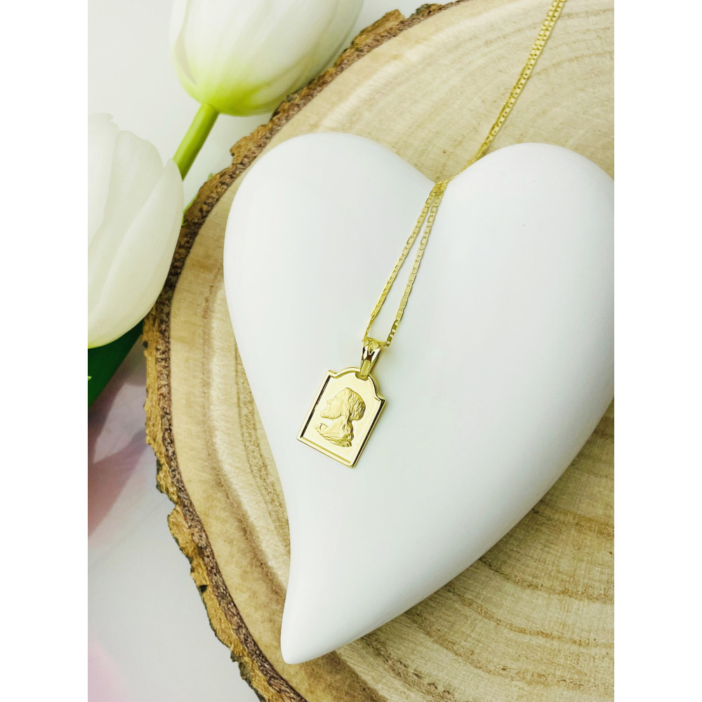 Anhänger mit Jesus Goldanhänger Erstkommunion