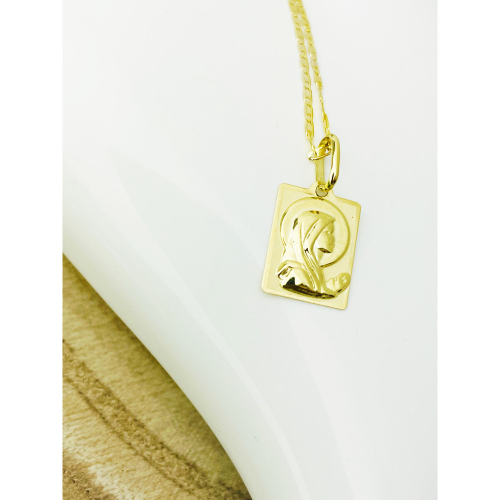 Anhänger Madonna Maria Goldanhänger Erstkommunion