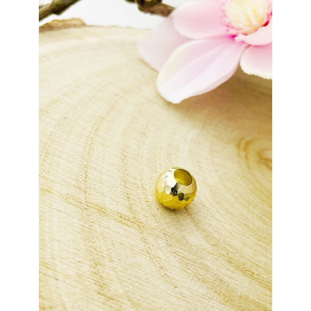 Anhänger Kugel Einhänger Charms Kettenanhänger Gelbgold Goldanhänger 585er 14KT