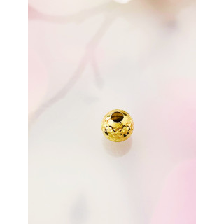 Anhänger Kugel Einhänger Charms Kettenanhänger Gelbgold Goldanhänger 585er 14KT