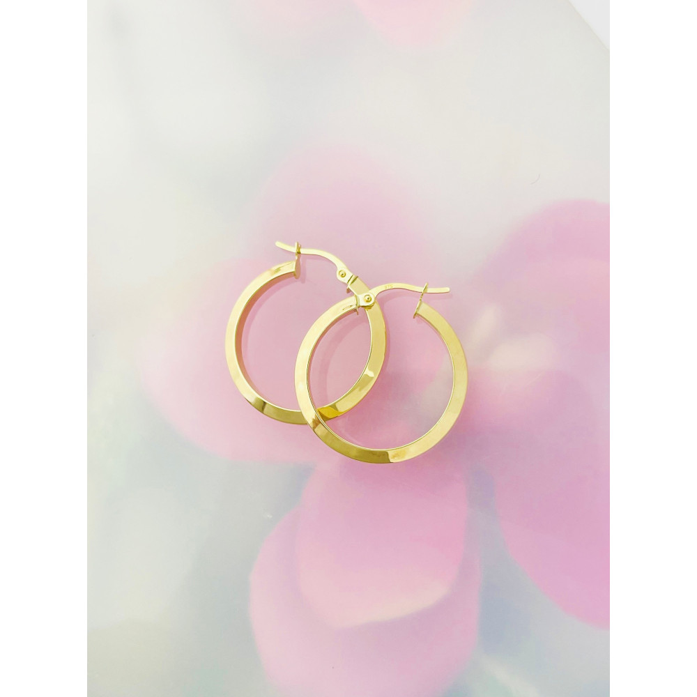 copy of Złote kolczyki wiszące patyczki