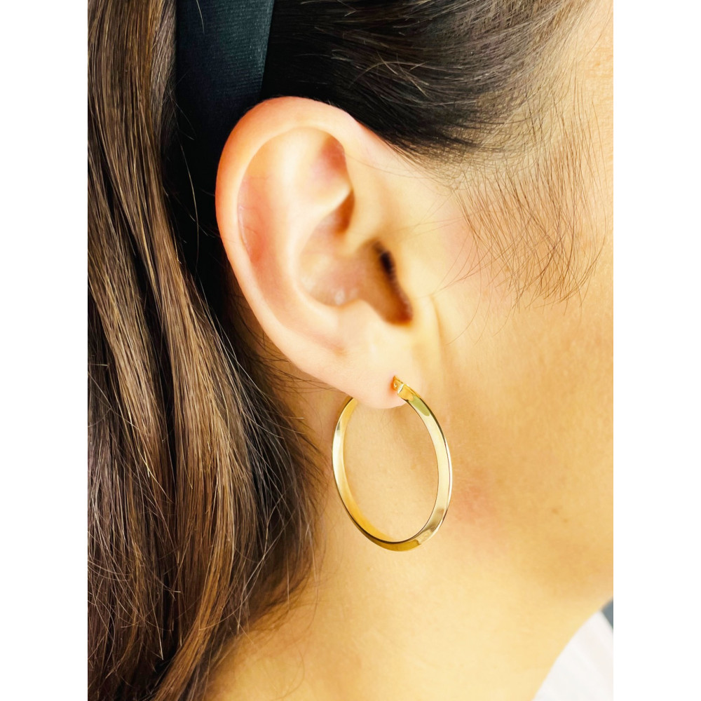 copy of Złote kolczyki wiszące patyczki