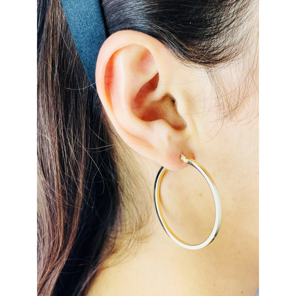 copy of Złote kolczyki wiszące patyczki