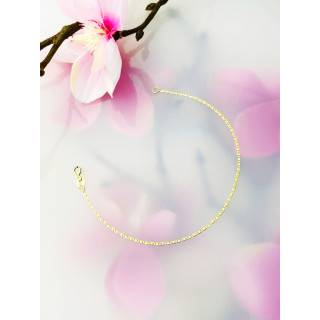 copy of Złota bransoletka z zawieszkami serce