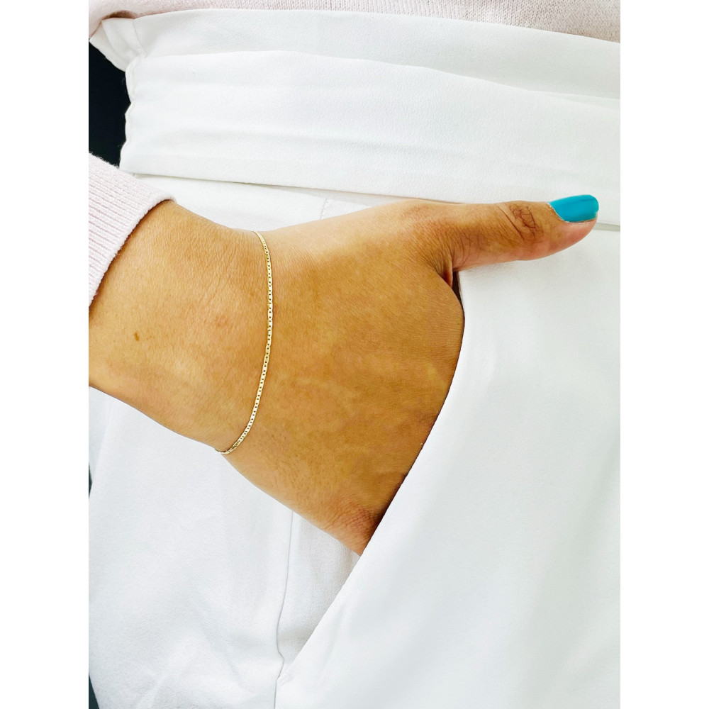 Goldarmband Armband Armkette Marine Gelbgold 585er 14KT