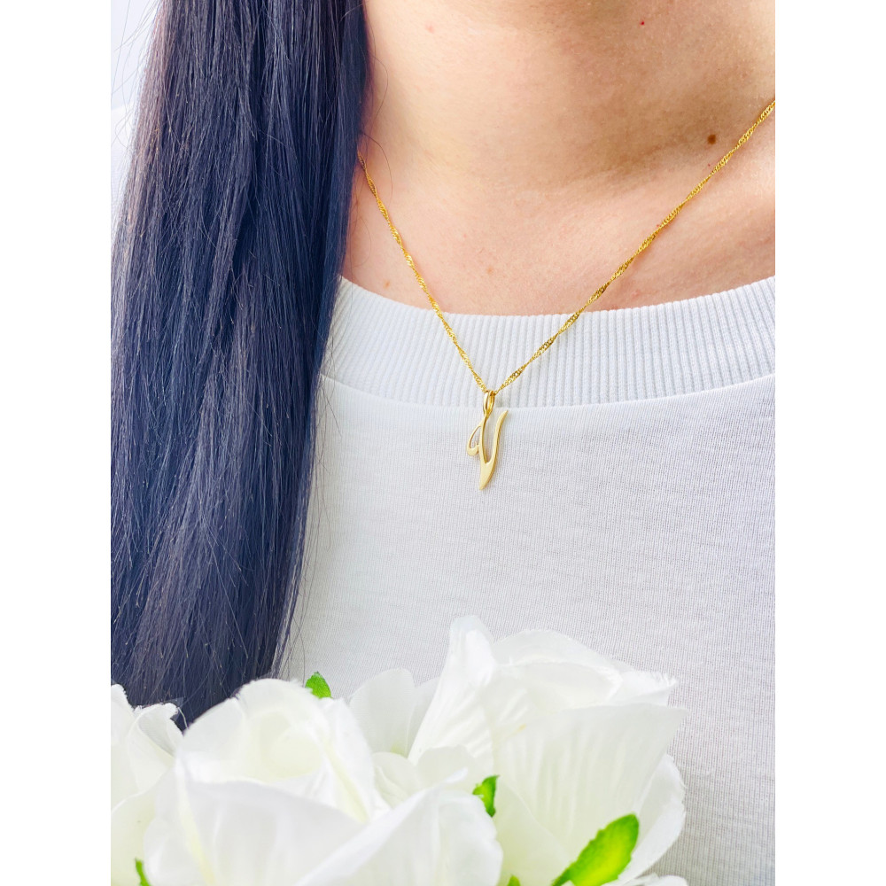 copy of Złoty wisiorek zawieszka rozeta ażurowa