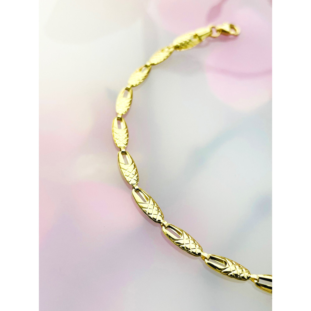 Damen Goldarmband Armband Armkette Gelbgold 585er 14KT