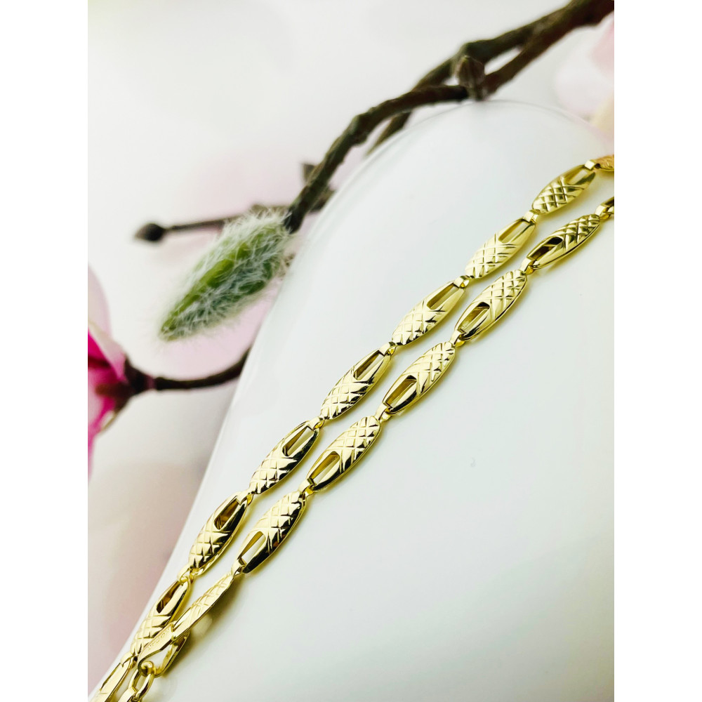 Damen Goldarmband Armband Armkette Gelbgold 585er 14KT