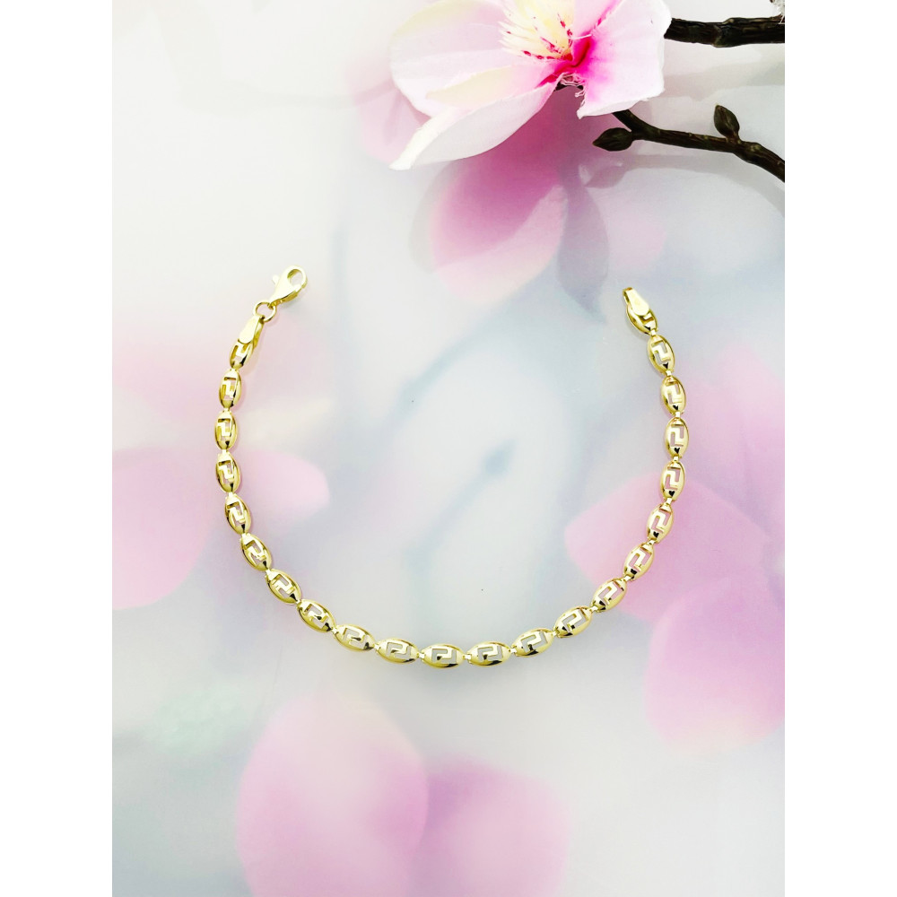 Damen Goldarmband Armband Armkette Gelbgold 375er