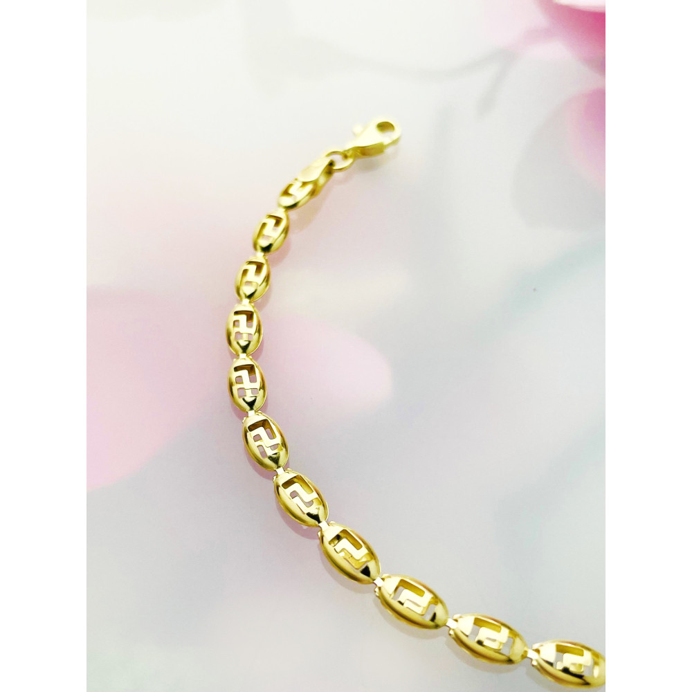 Damen Goldarmband Armband Armkette Gelbgold 375er