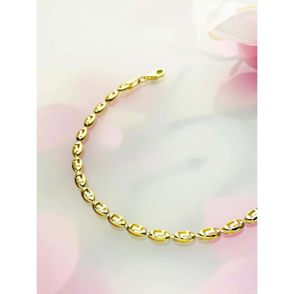 Damen Goldarmband Armband Armkette Gelbgold 375er