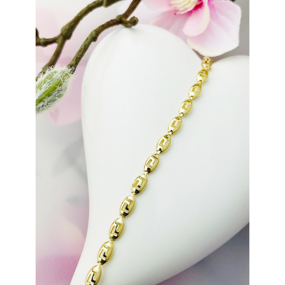 Damen Goldarmband Armband Armkette Gelbgold 375er