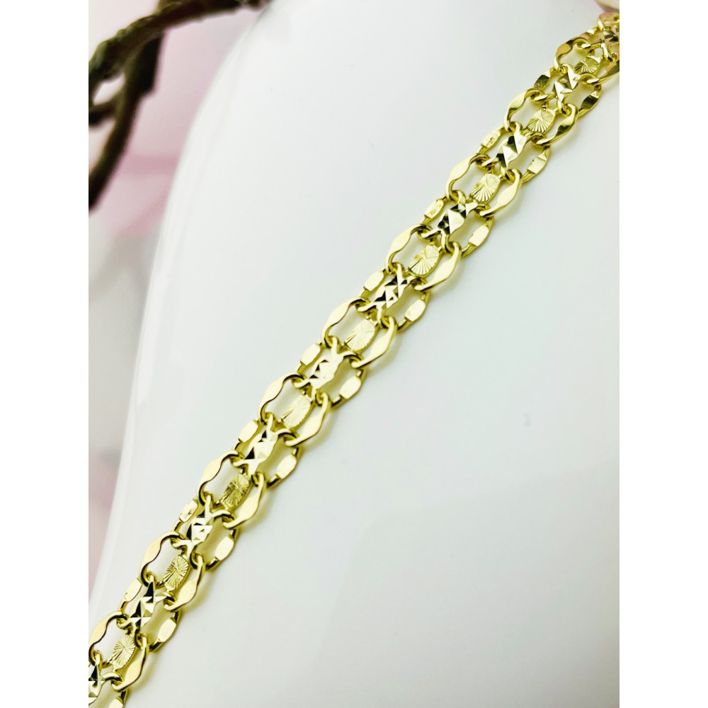 Damen Goldarmband Armband Armkette Gelbgold 585er 14KT