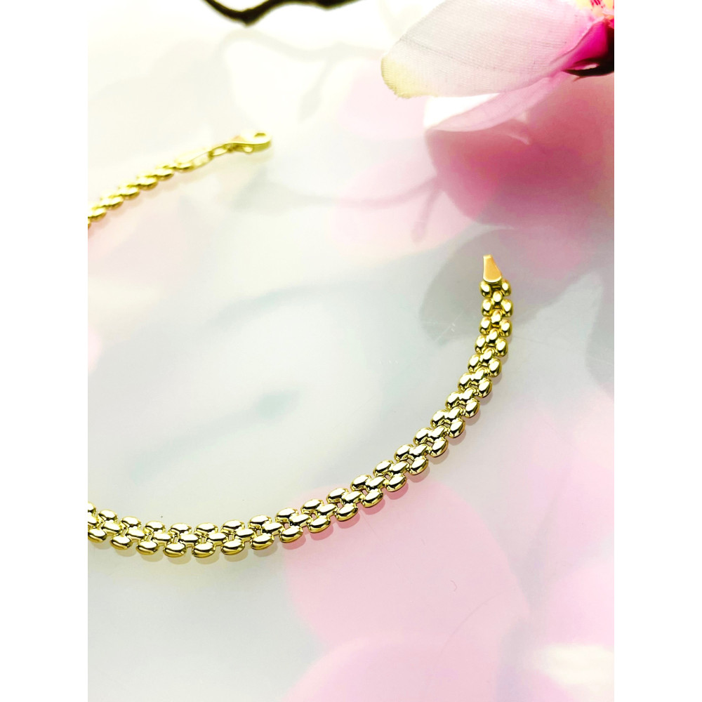 Damen Goldarmband Armband Armkette Gelbgold 375er