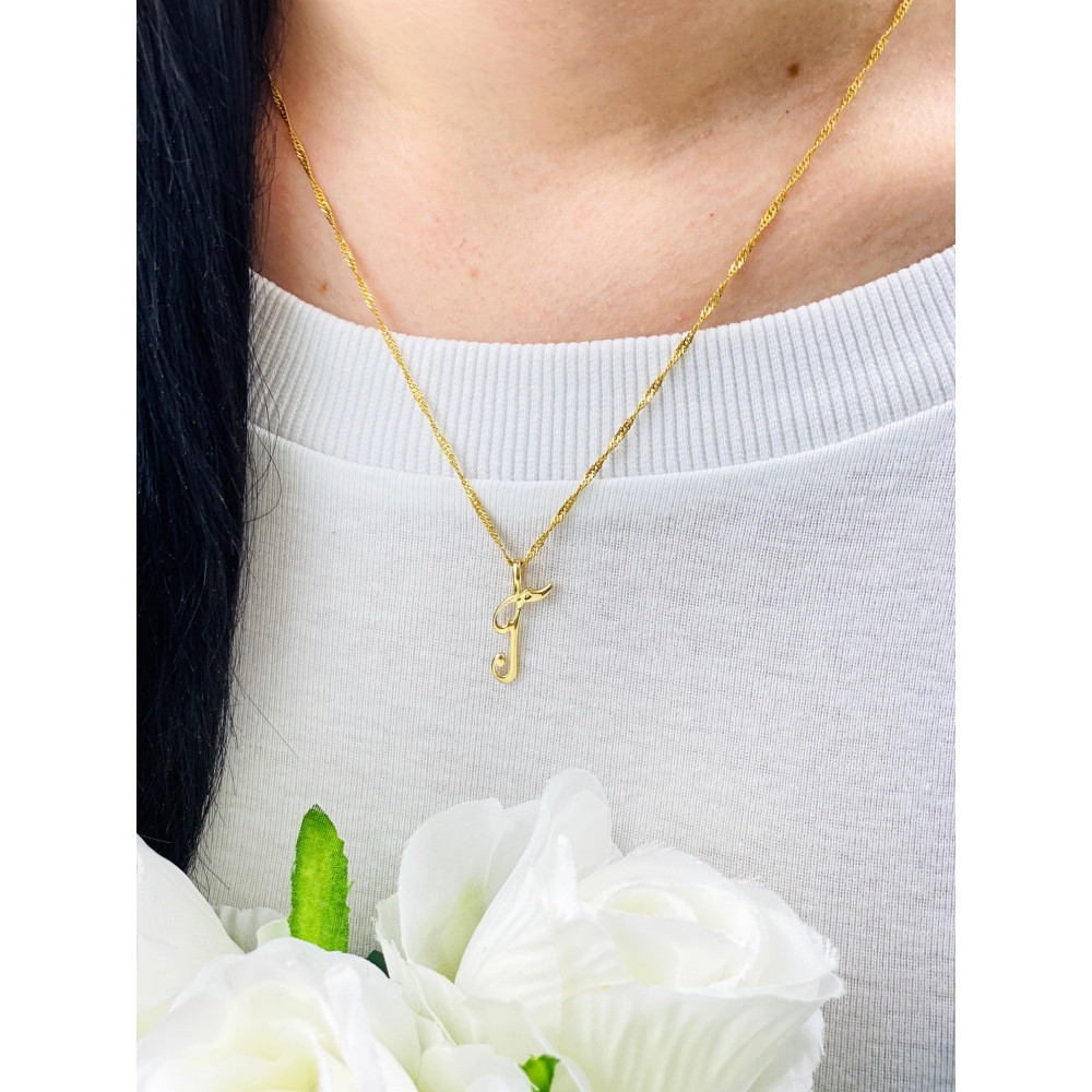 copy of Złoty wisiorek zawieszka rozeta ażurowa