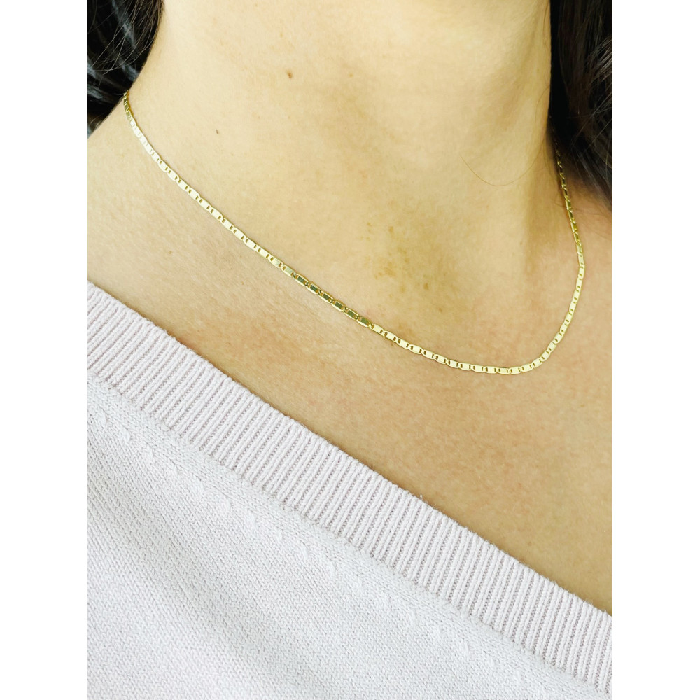 Gold Halskette Goldene Marina-Kette 585er 14KT