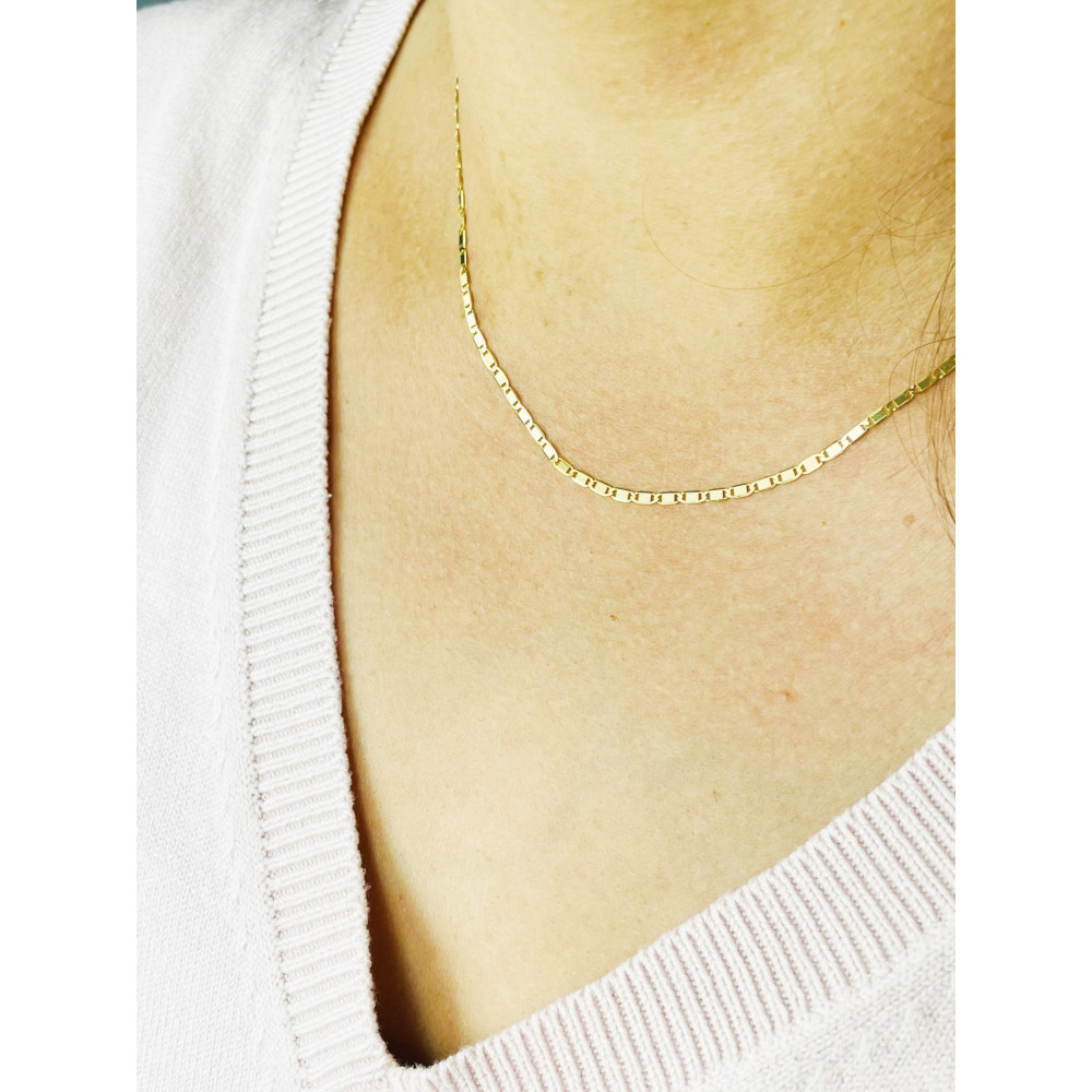 Gold Halskette Goldene Marina-Kette 585er 14KT