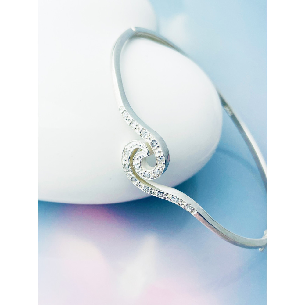 Damen Silberarmband mit Zirkonia 925 Silber