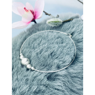 Ball Damen Silberarmband 925 Silber
