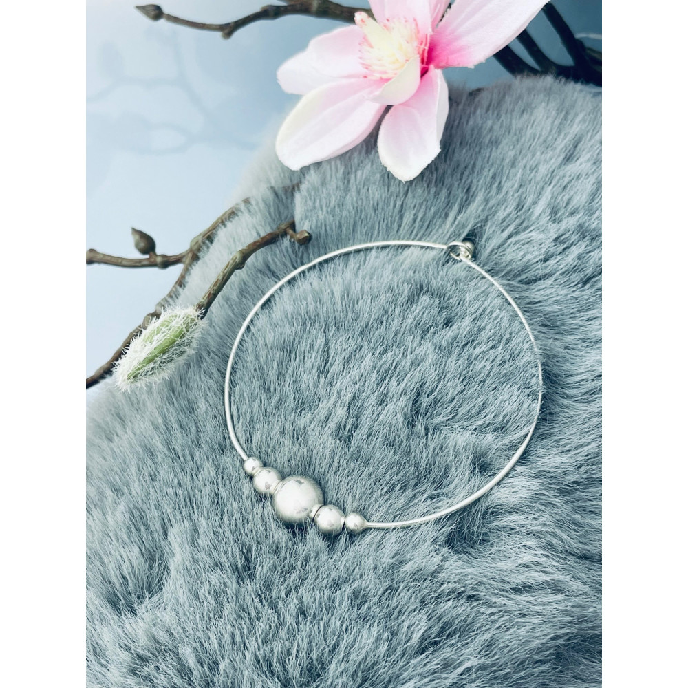 Ball Damen Silberarmband 925 Silber