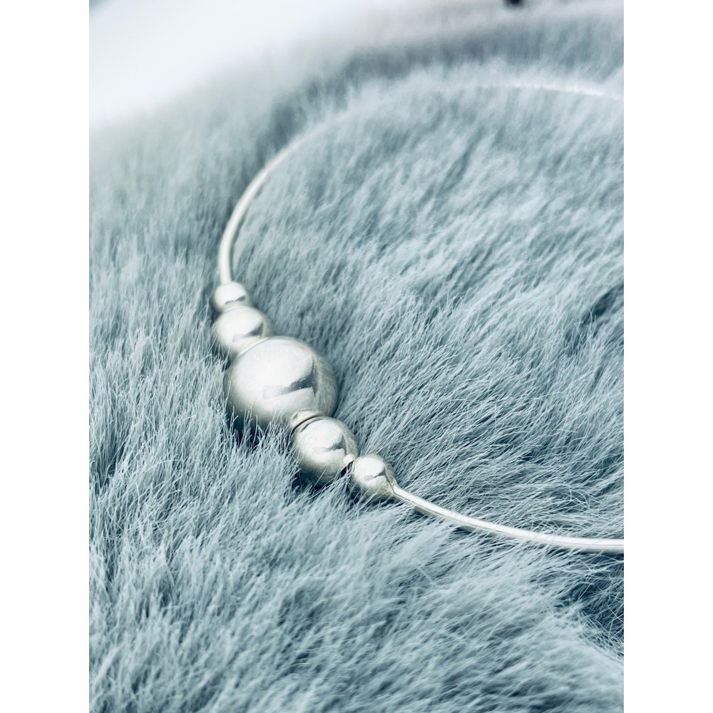 Ball Damen Silberarmband 925 Silber