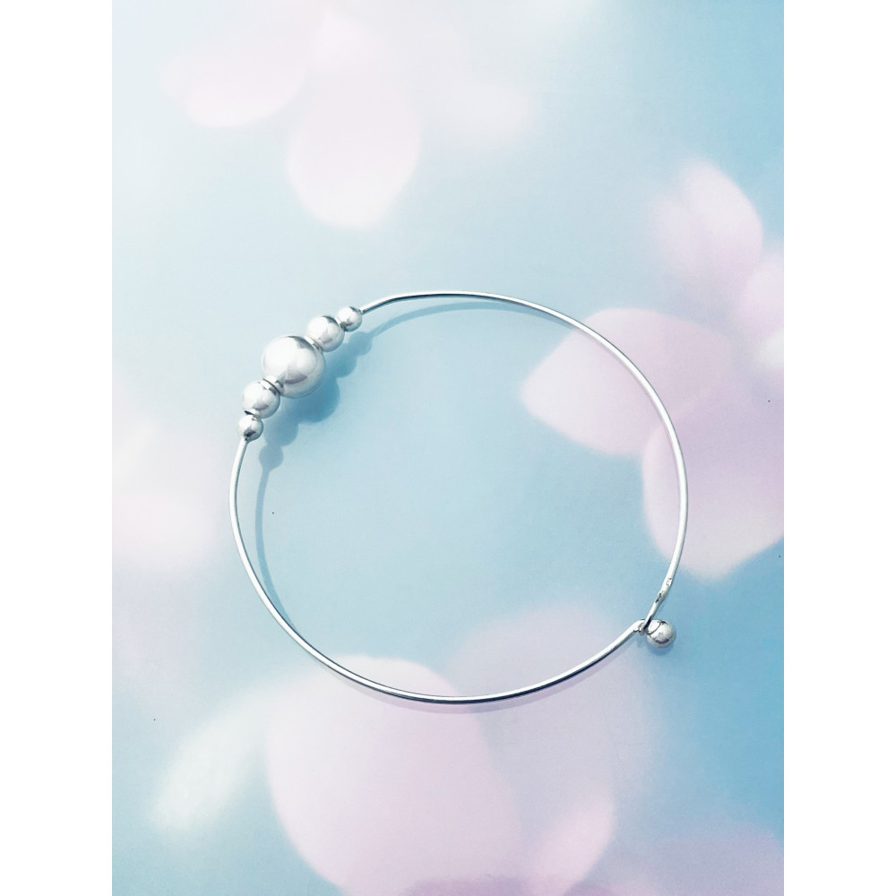 Ball Damen Silberarmband 925 Silber