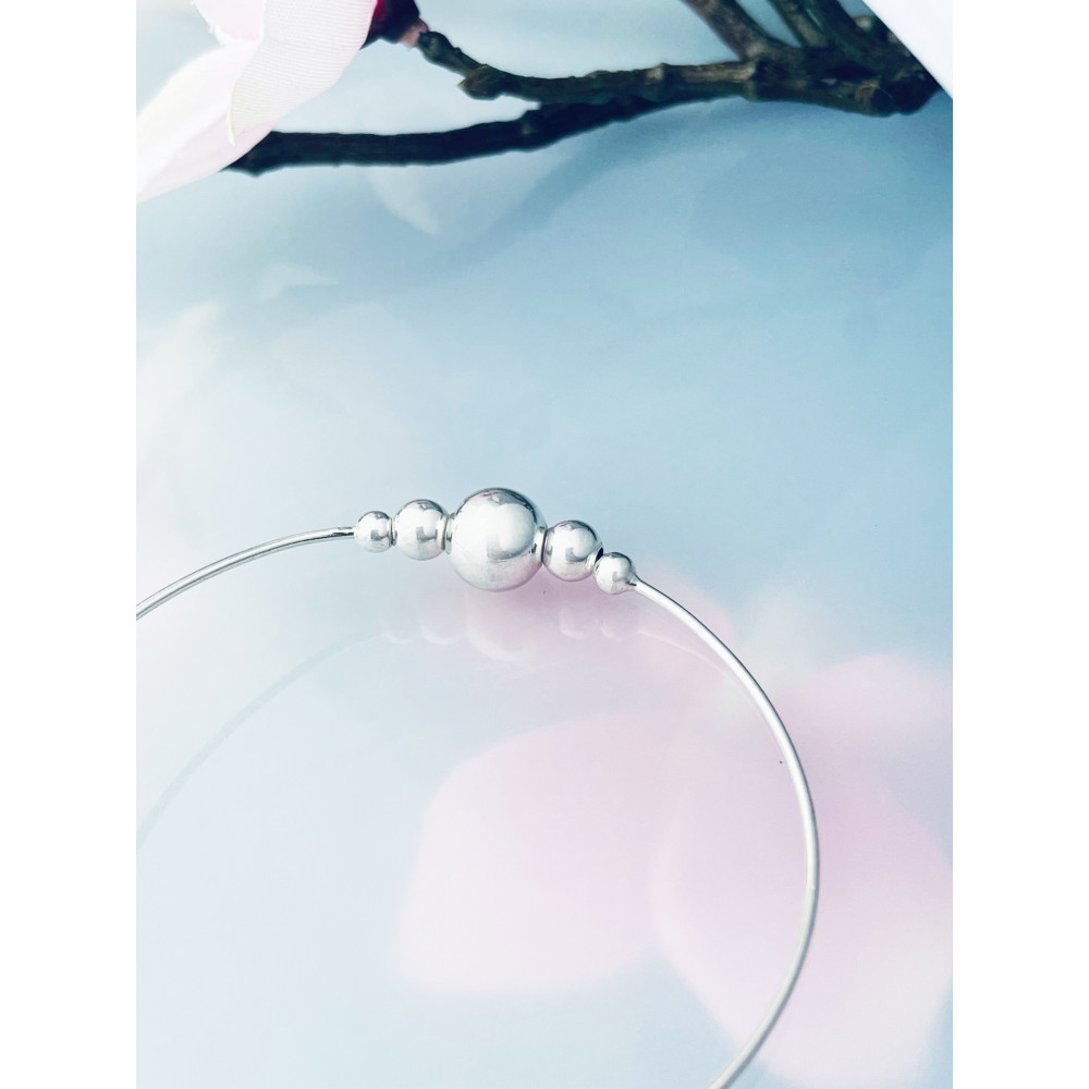 Ball Damen Silberarmband 925 Silber