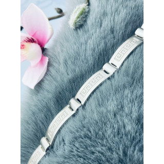 Armband 925 Silber Damen Griechisches Muster