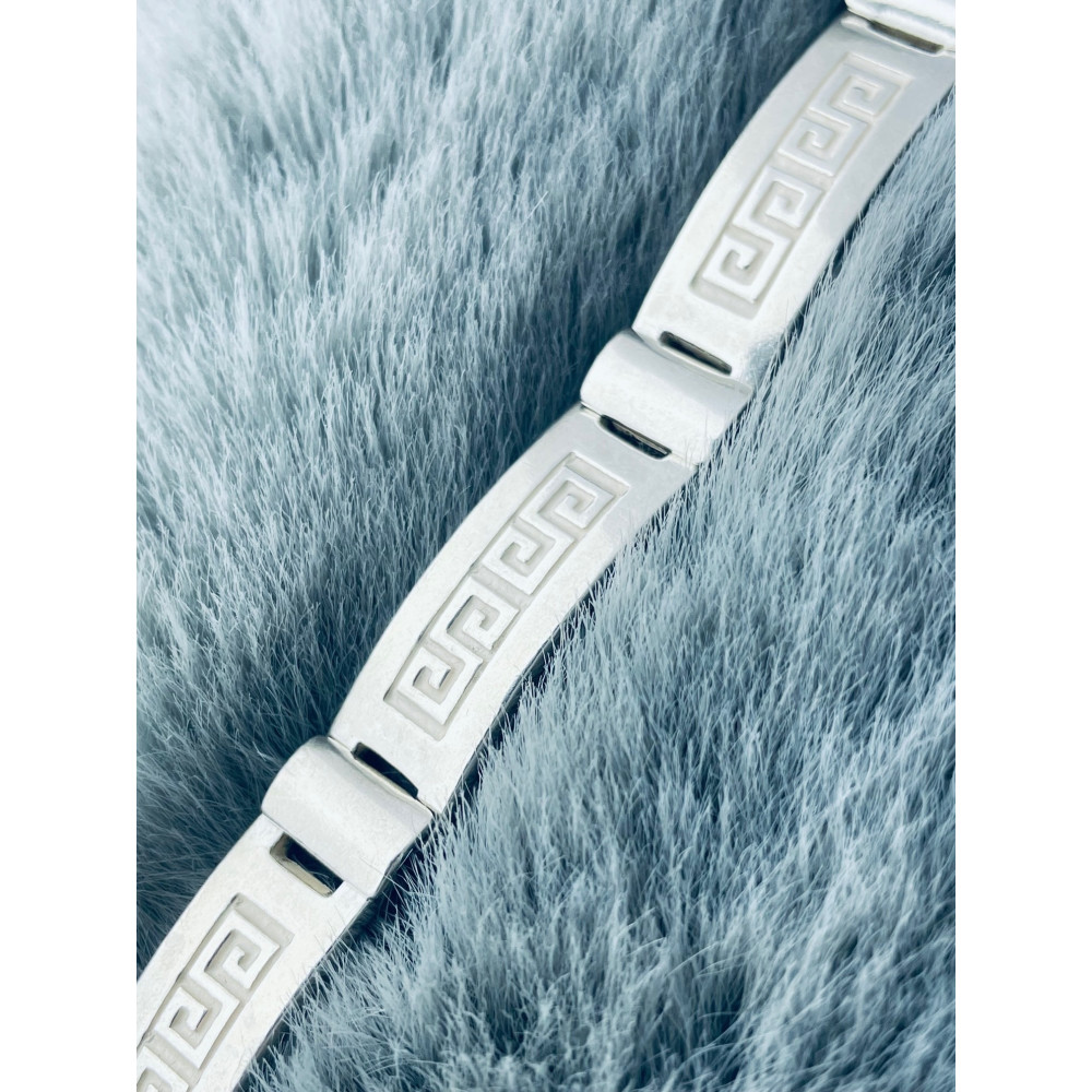 Armband 925 Silber Damen Griechisches Muster