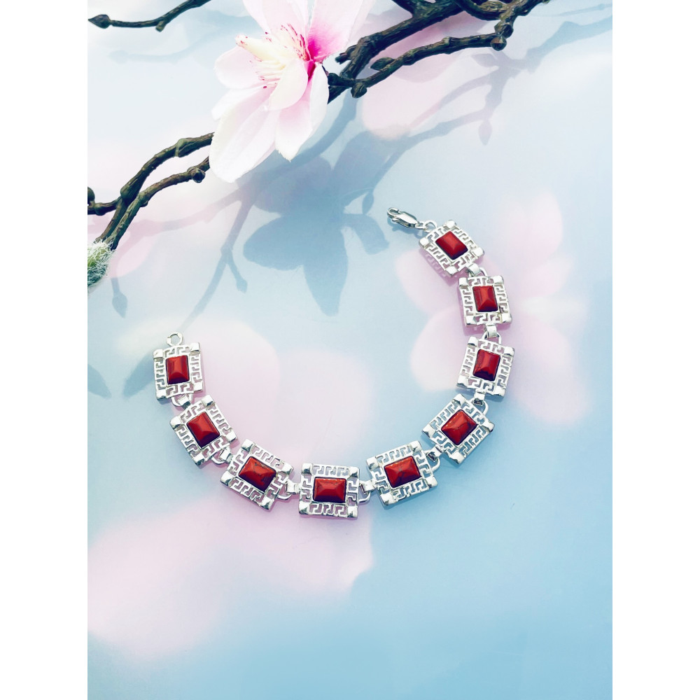 copy of Złota bransoletka celebrytka serce nieskończoność