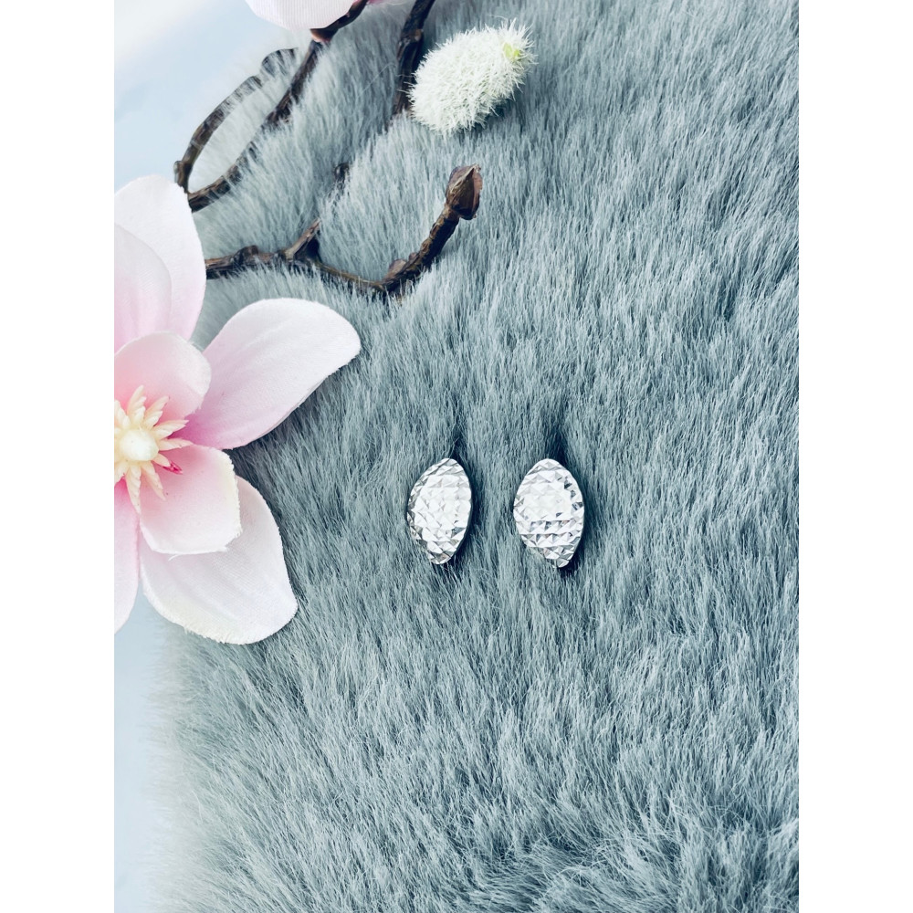 Oval 925 Silber Ohrringe