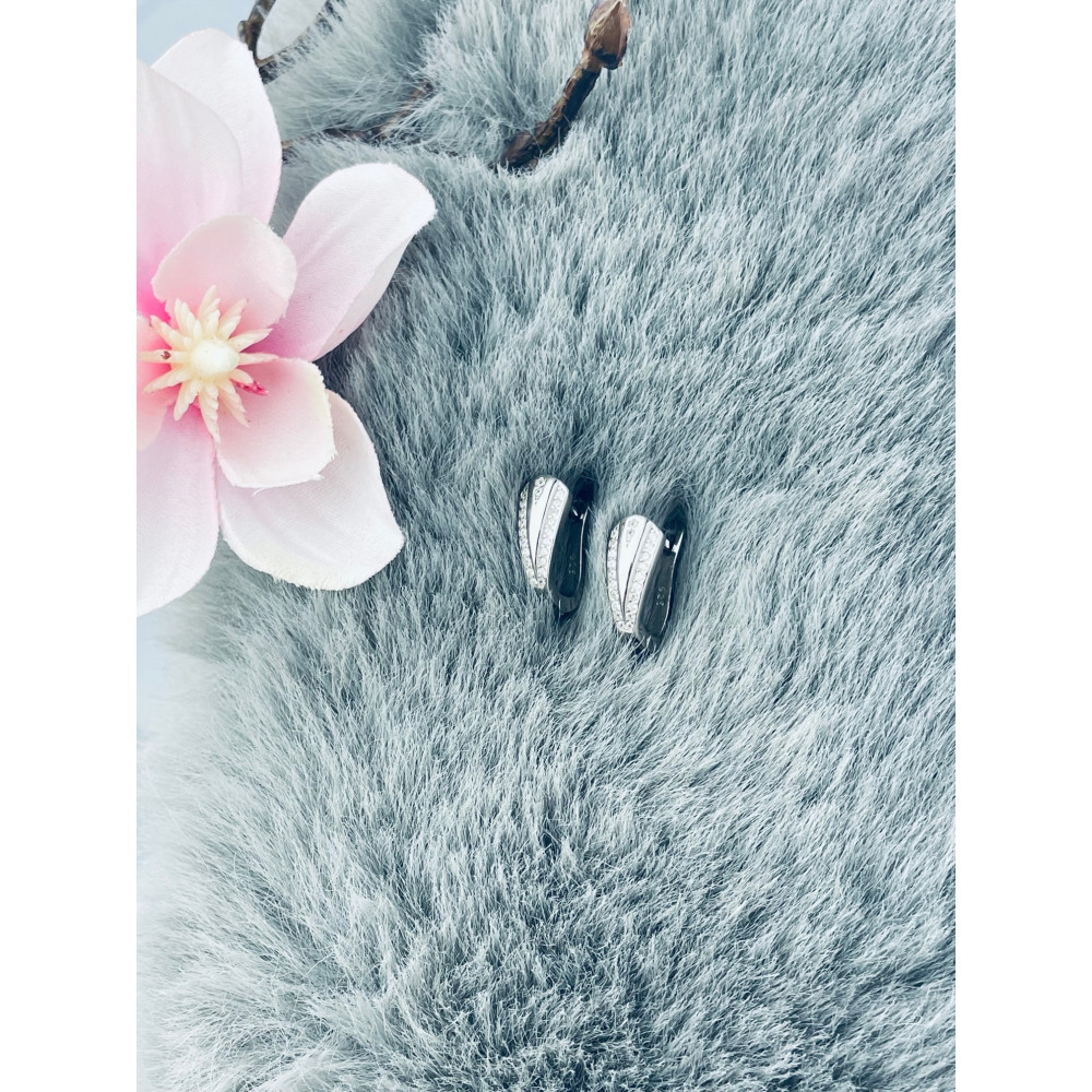 925 Silber Ohrringe mit Zirkonia