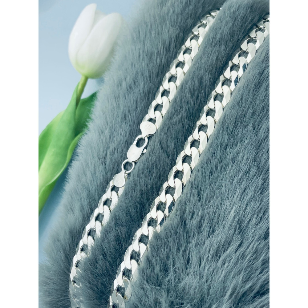 925 Silber Halskette Panzerkette