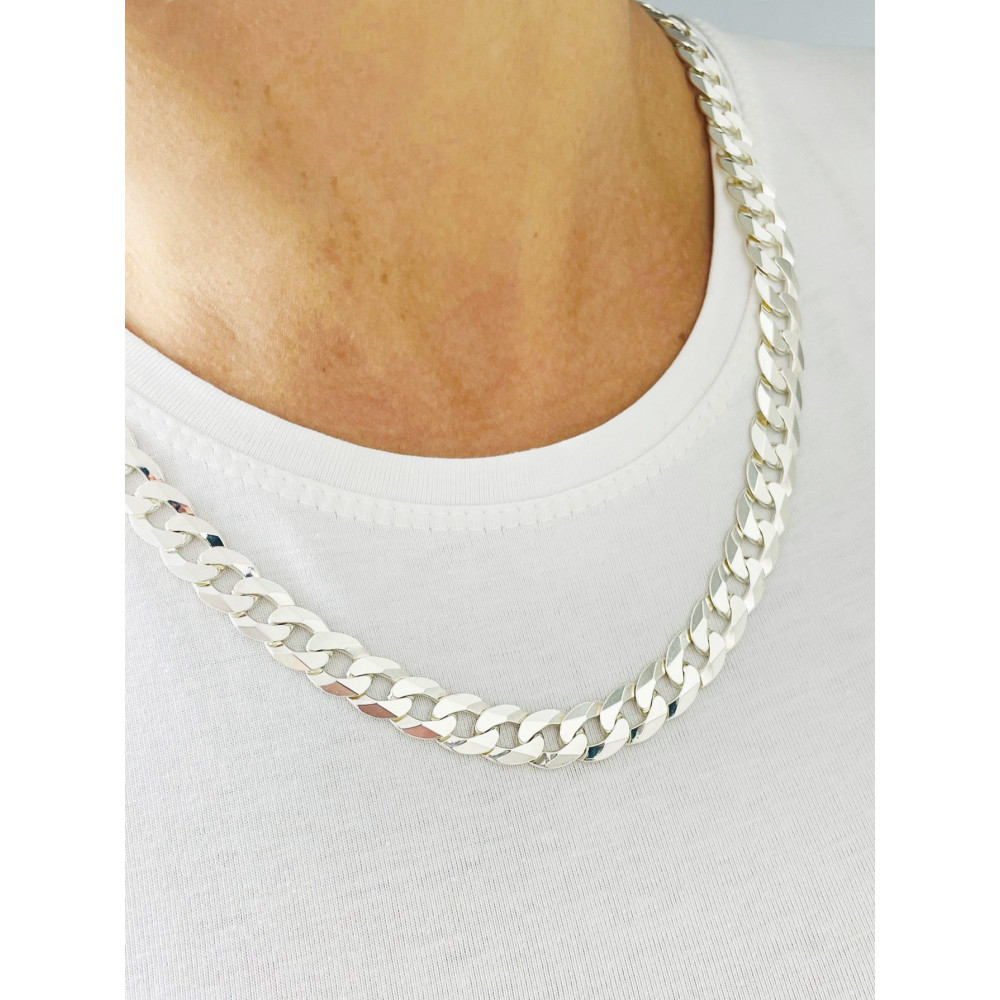 Srebrny łańcuszek pancerka