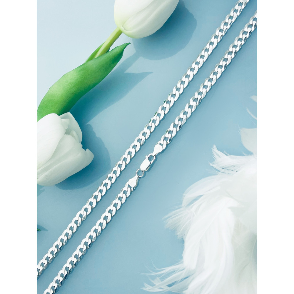 925 Silber Halskette Panzerkette