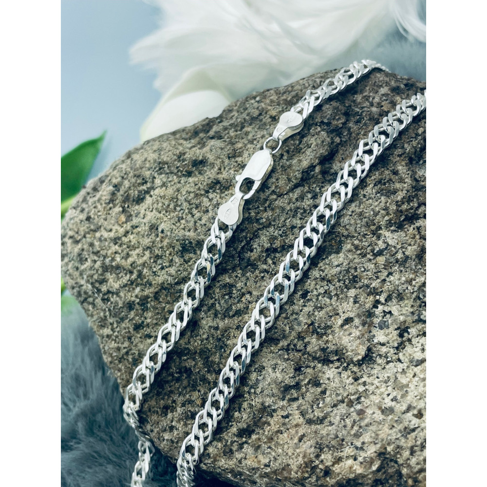 925 Silber Rombo Halskette Collier