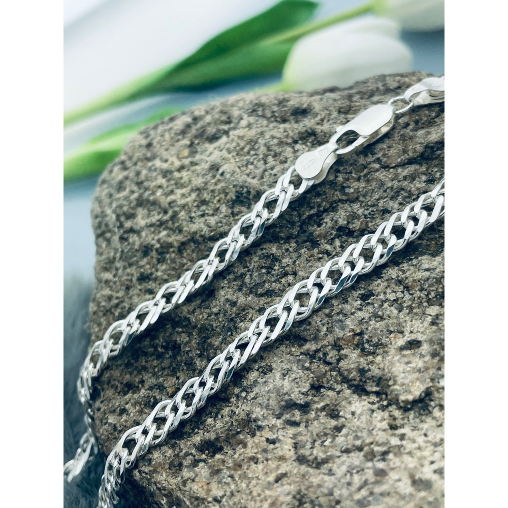 925 Silber Rombo Halskette Collier