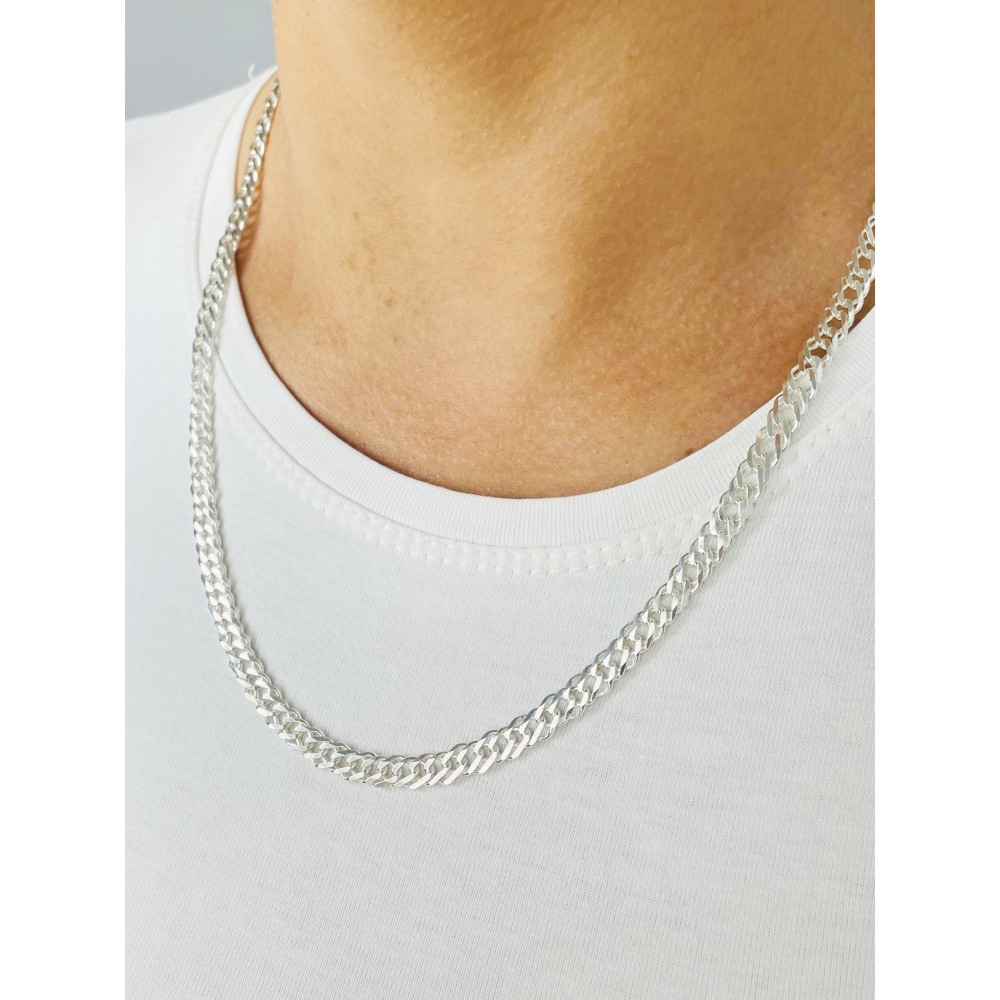 925 Silber Rombo Halskette Collier