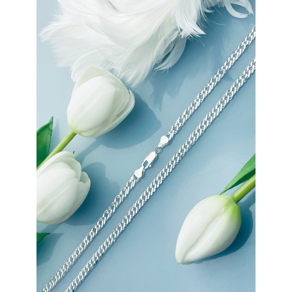 925 Silber Rombo Halskette Collier