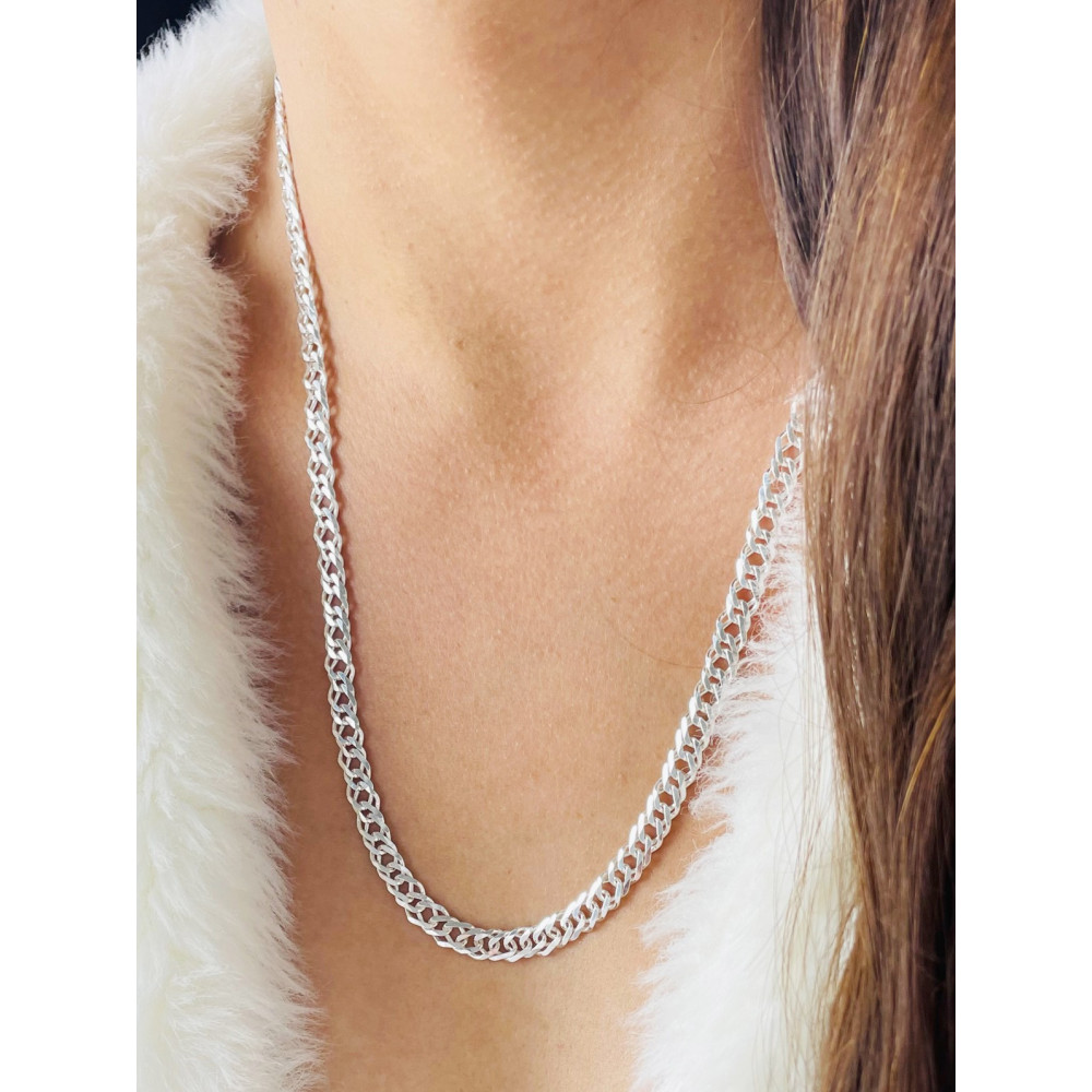 925 Silber Rombo Halskette Collier