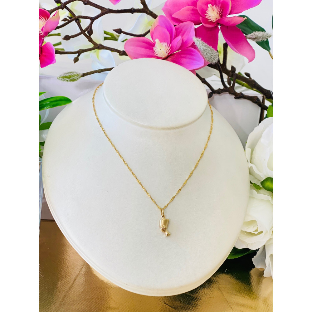 copy of Złoty wisiorek zawieszka rozeta ażurowa