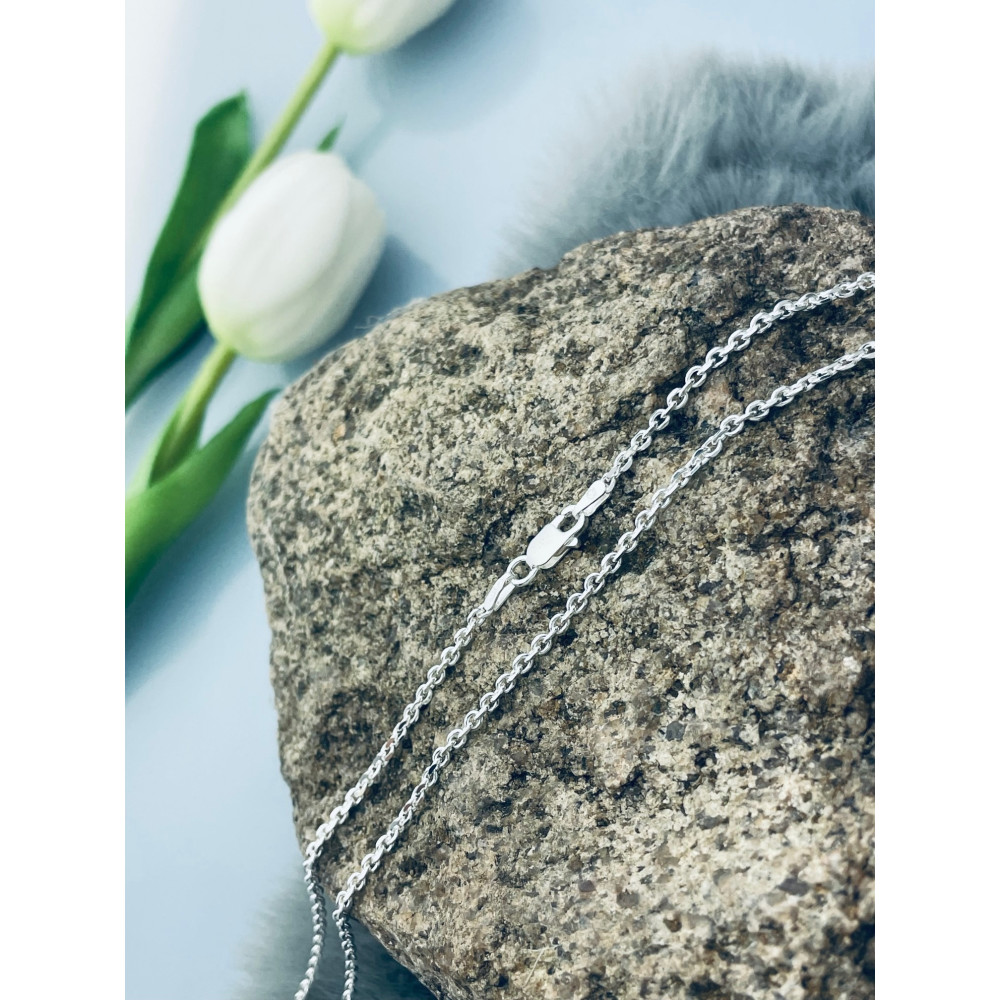 925 Silber Ankerkette Halskette Collier