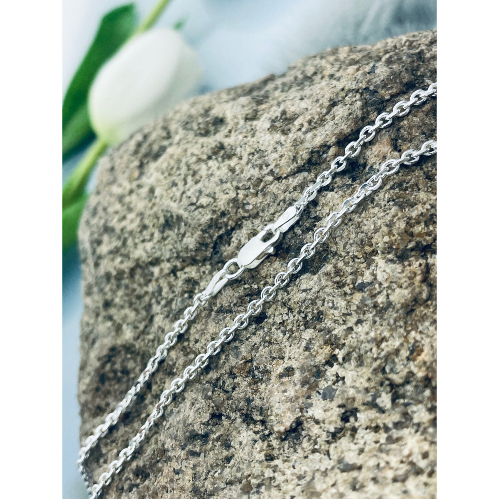 925 Silber Ankerkette Halskette Collier